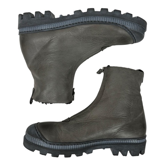 Lofina Gasoline Londra Sherpa Lined Zip Booties - Picture 9 of 12